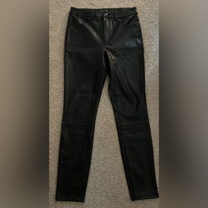 RW&CO. high rise leather pants - size 29